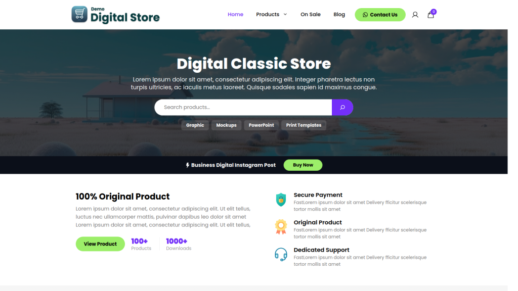 Website Produk Digital