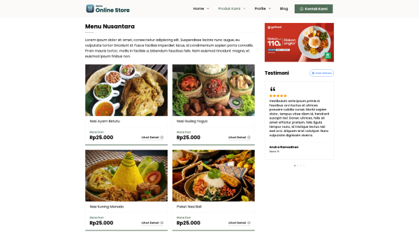 Demo Website Produk Jasa 2