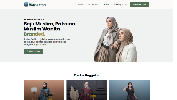 Website Katalog Produk