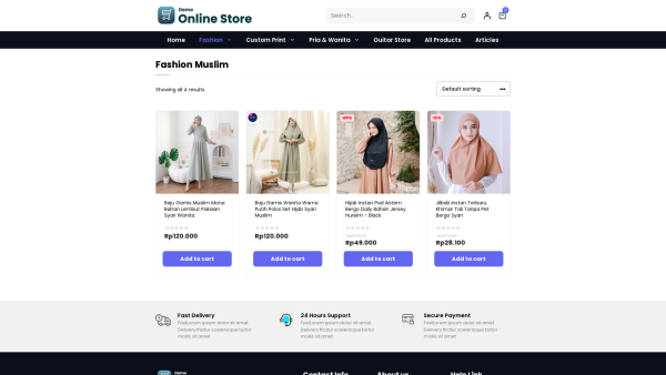 Demo Website Online Store 2